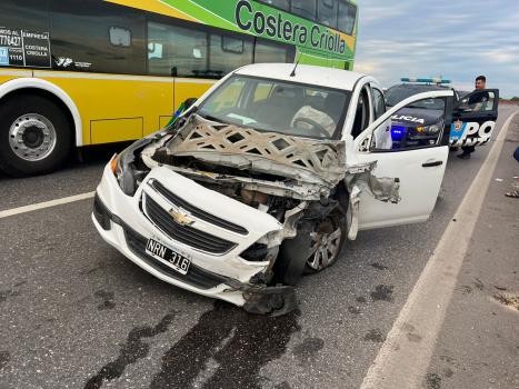 Choque en la 168 complica el tránsito sentido a Paraná | Policiales
