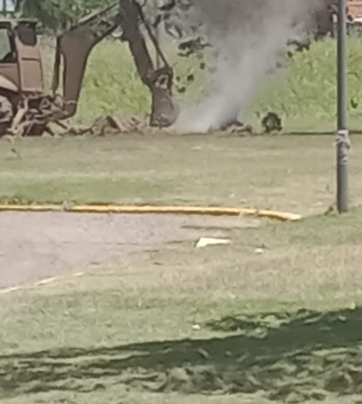 Video: se produce escape de gas en cercanías al Parque Juan de Garay | Noticias