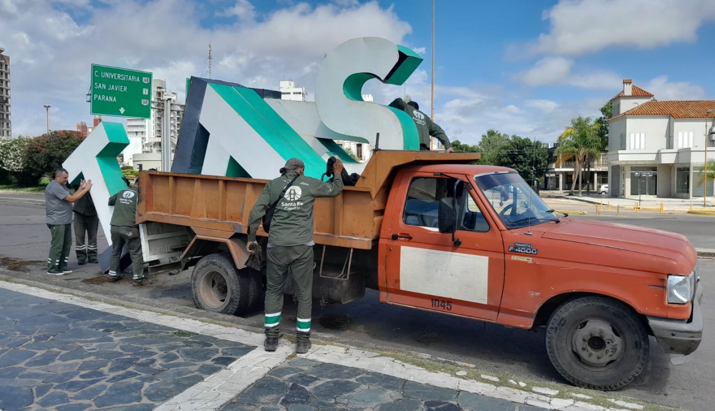 Cómo será el arreglo de las letras corpóreas dañadas en la Costanera | Información General