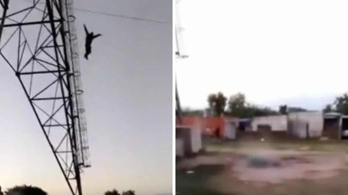 Estremecedor: un hombre se lanzó desde una torre de alta tensión en Alto Verde | Policiales