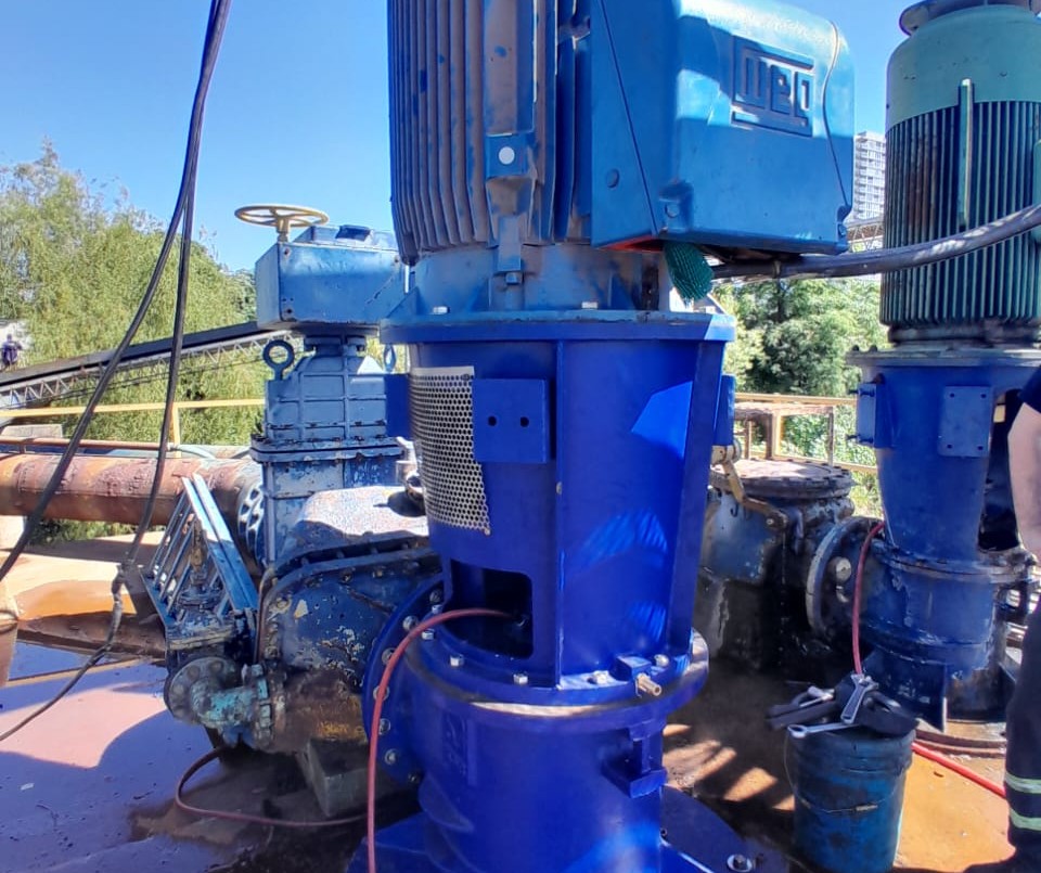 Aguas Santafesinas incorporó una nueva bomba de captación para la toma Hernández | Noticias