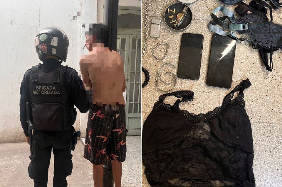 Se escondió en la terraza para denunciar que su casa estaba siendo robada | Policiales