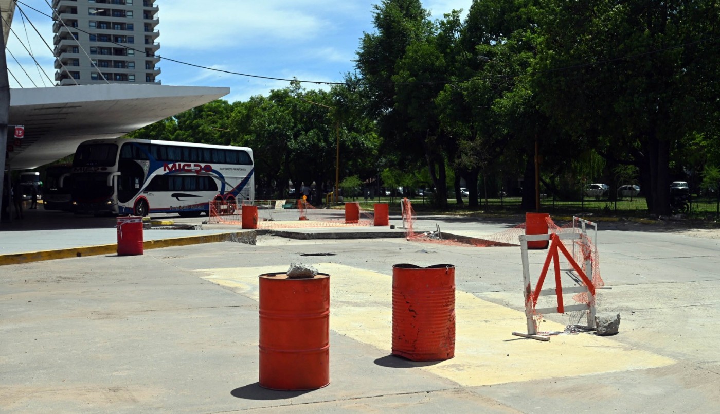 La obra de repavimentación de la Terminal de Colectivos se encuentra en su etapa final | Noticias