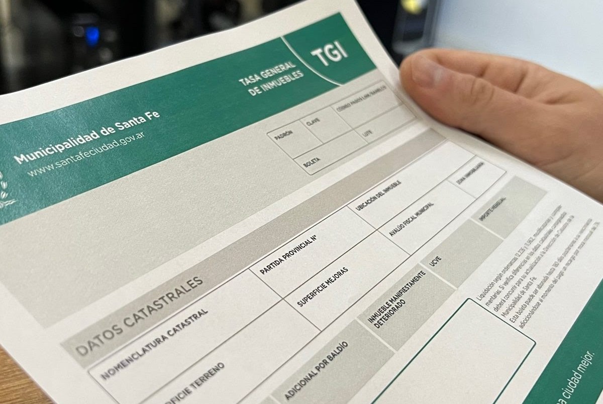 TGI: recuerdan que está vigente el pago anual anticipado | Noticias