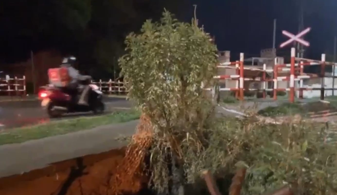 Otro socavón en Santa Fe: esta vez en Pje. Irala y Avenida Pte. Perón | Noticias