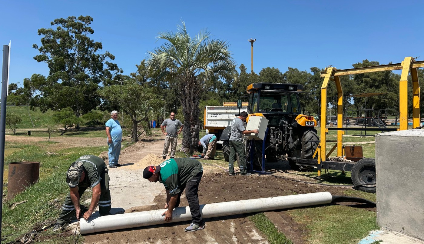 Se instala un sistema de bombeo en los piletones del Parque del Sur | Noticias