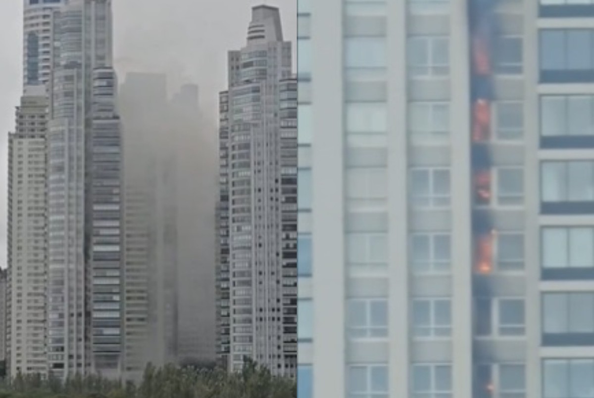 "El incendio no me afectó": el ex River Mariano Pavone fue evacuado de su edificio en Puerto Madero | Nacionales