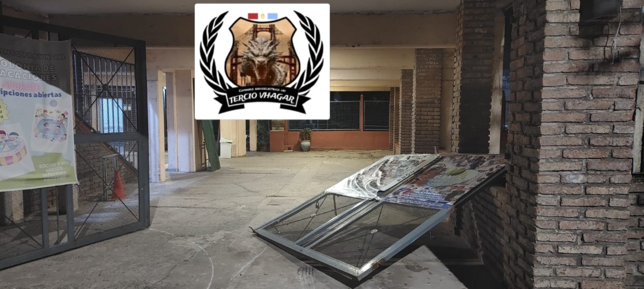 Tumbaron el portón del Club Banco Provincia y escaparon | Policiales