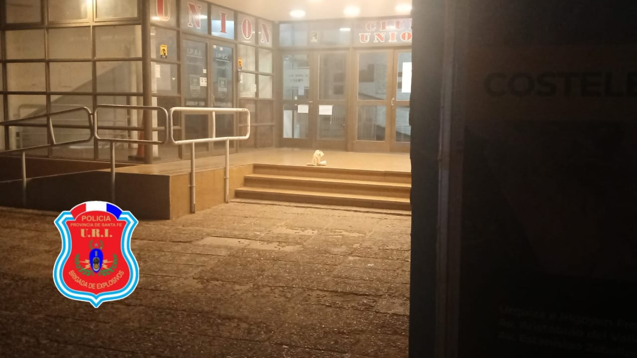 Colocaron una granada y dejaron una nota en la puerta de la sede de Unión | Información General