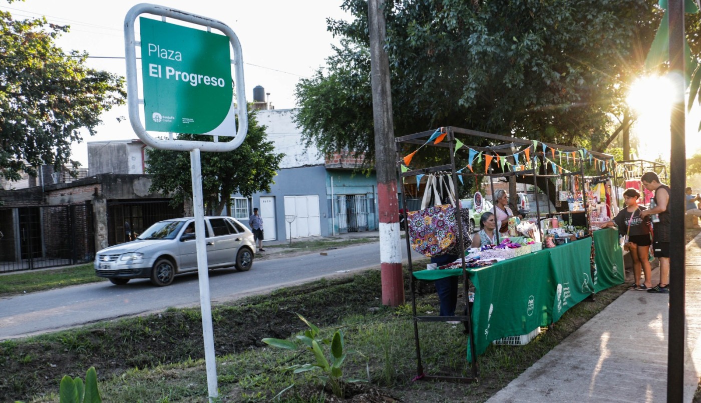 La municipalidad inauguró la plaza El Progreso | Noticias