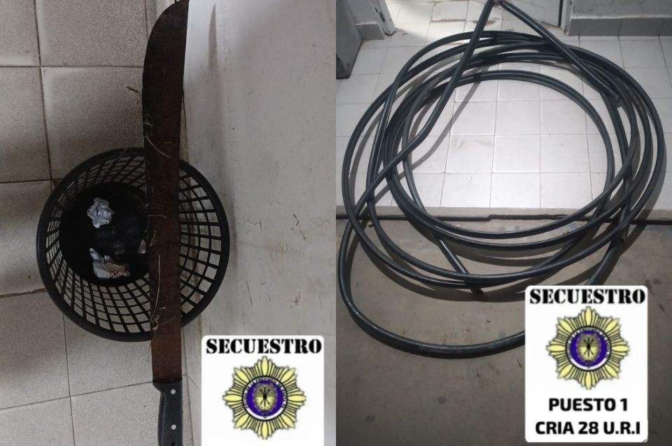 Detuvieron a un hombr mientras robaba cable en la Ruta Provincial 1 | Policiales