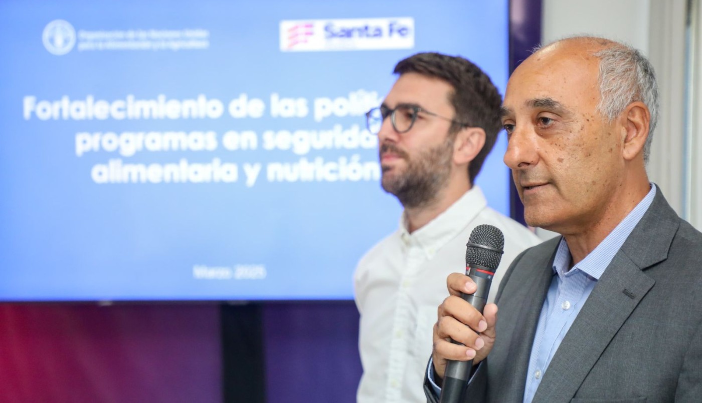 Santa Fe y la FAO impulsan políticas para garantizar la alimentación sana, segura y adecuada | Salud