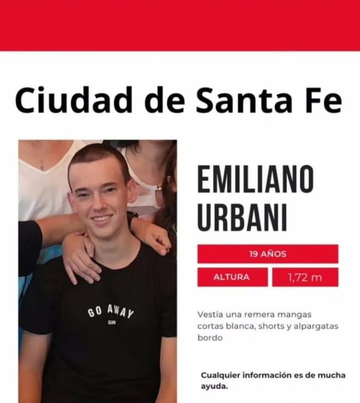 Buscan a un joven de Chajarí en Santa Fe | Policiales