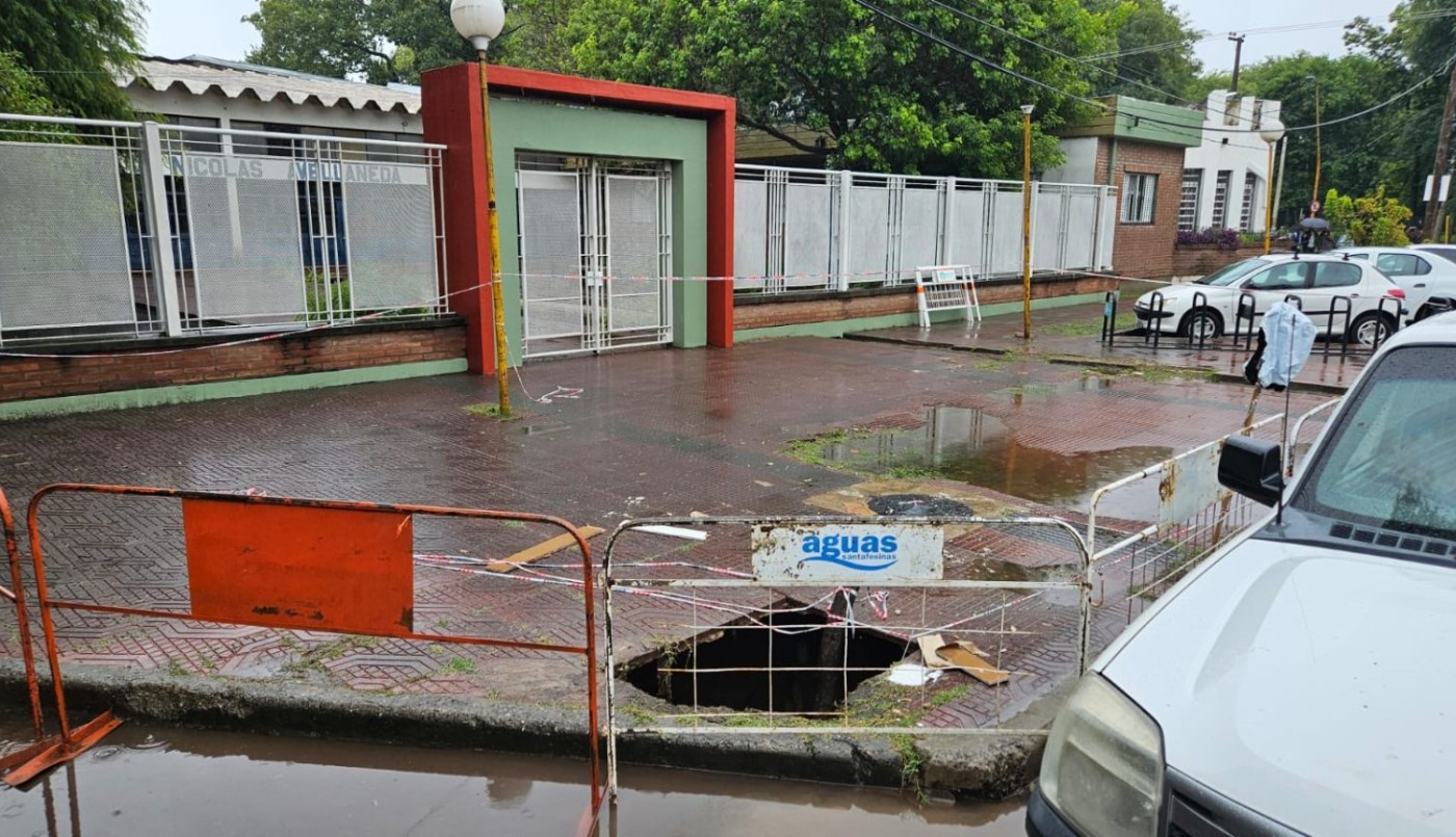 Se produjo un hundimiento en la Escuela Técnica Nro. 478 “Nicolás Avellaneda” | Noticias