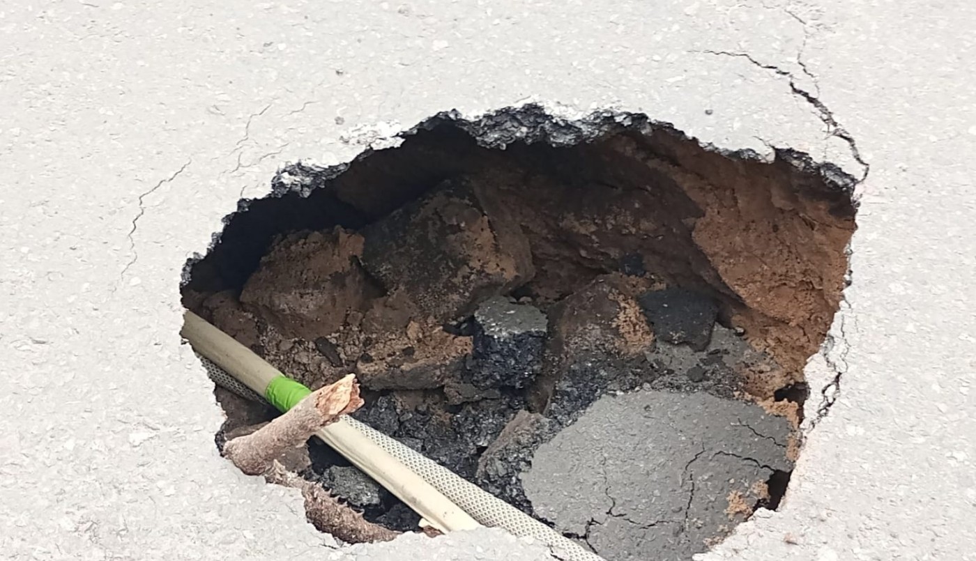 Hay un nuevo hundimiento en la ciudad de Santa Fe | Noticias