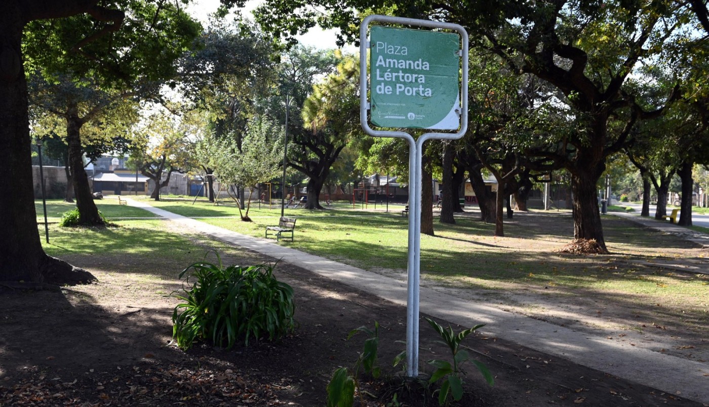 Se renovó la plaza Amanda Lértora de Porta de Cabaña Leiva | Noticias