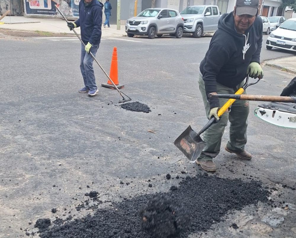 El Municipio reparó más de 50 baches en una sola jornada | Noticias