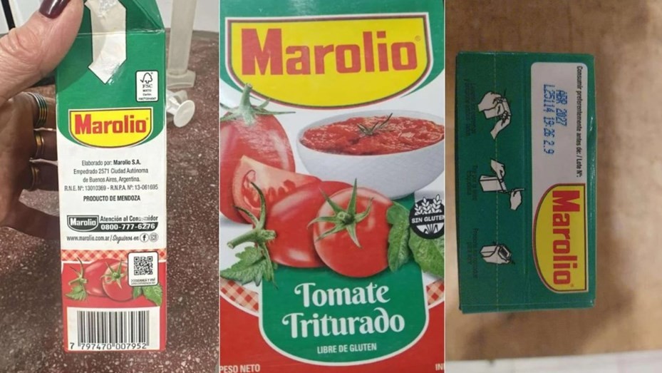 Alerta de ANMAT: piden no consumir un lote de tomate triturado por la presencia de "gusanos" | Nacionales