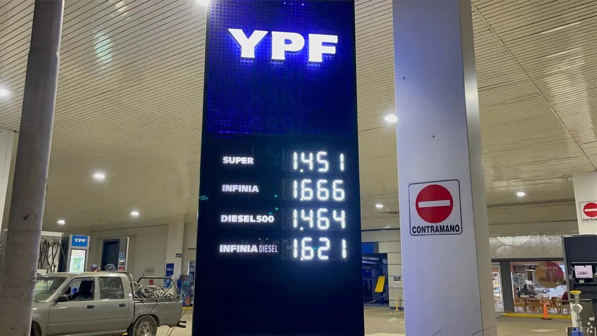 YPF volvió a aumentar los combustibles en Santa Fe: cómo quedaron los precios | Información General