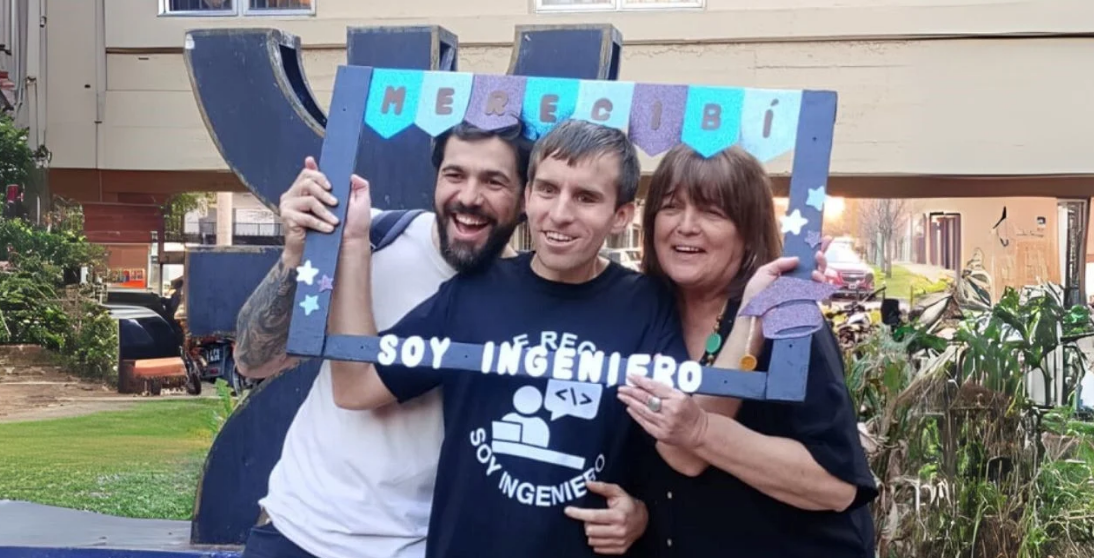 Un hecho histórico en la UTN Santa Fe: se recibió el primer ingeniero ciego | Información General