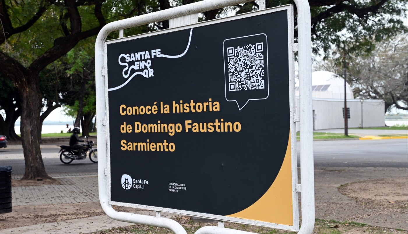 Presentaron Santa Fe en QR con la figura de Domingo Faustino Sarmiento como protagonista | Noticias