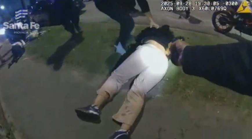 En Rosario se dio el uso de la pistola Taser por primera vez | Policiales