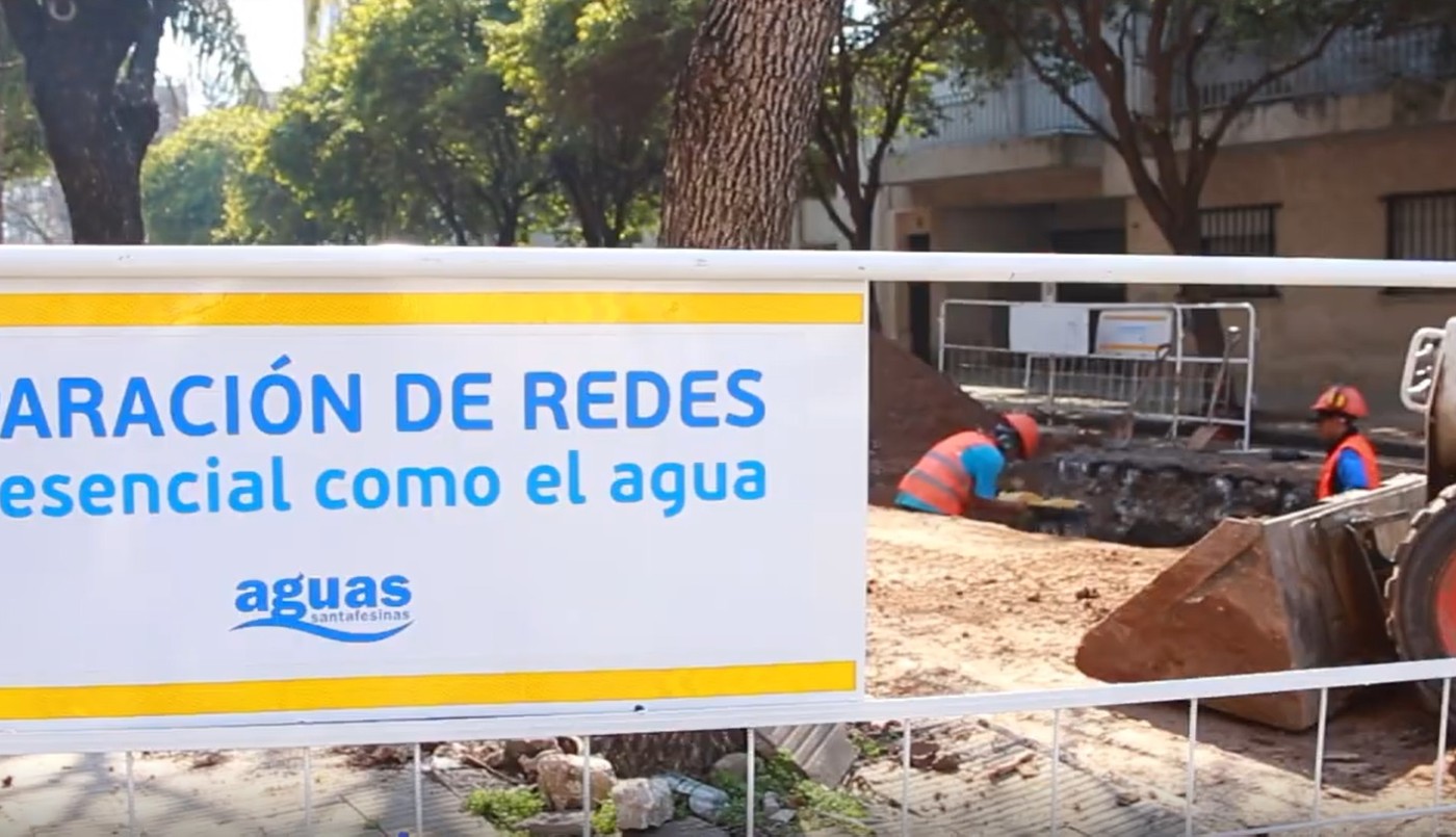 Santa Fe: desvío de cañería de la red de agua potable por obra de desagües pluviales | Noticias