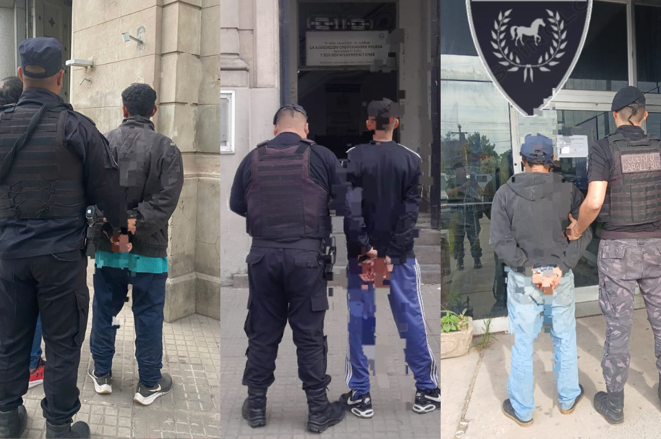 Detuvieron a varias personas en distintos procedimientos policiales | Policiales