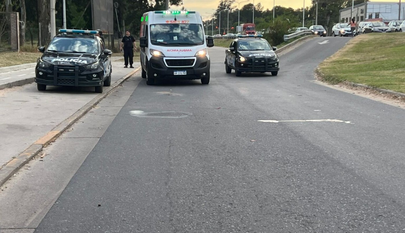 Un agente policial chocó esta mañana en la Ruta Provincial 1 | Policiales