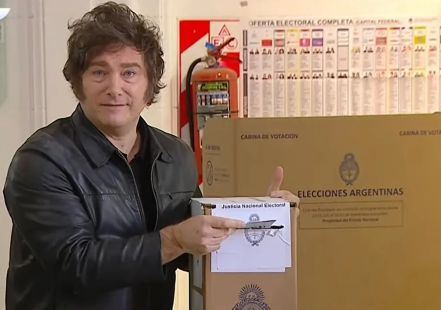 Javier Milei votó en la UTN | Nacionales