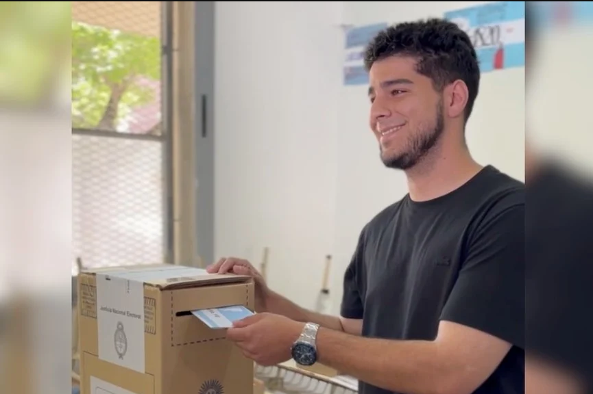 Agustín Pellegrini votó en Rosario y expresó confianza en el camino de La Libertad Avanza | Información General