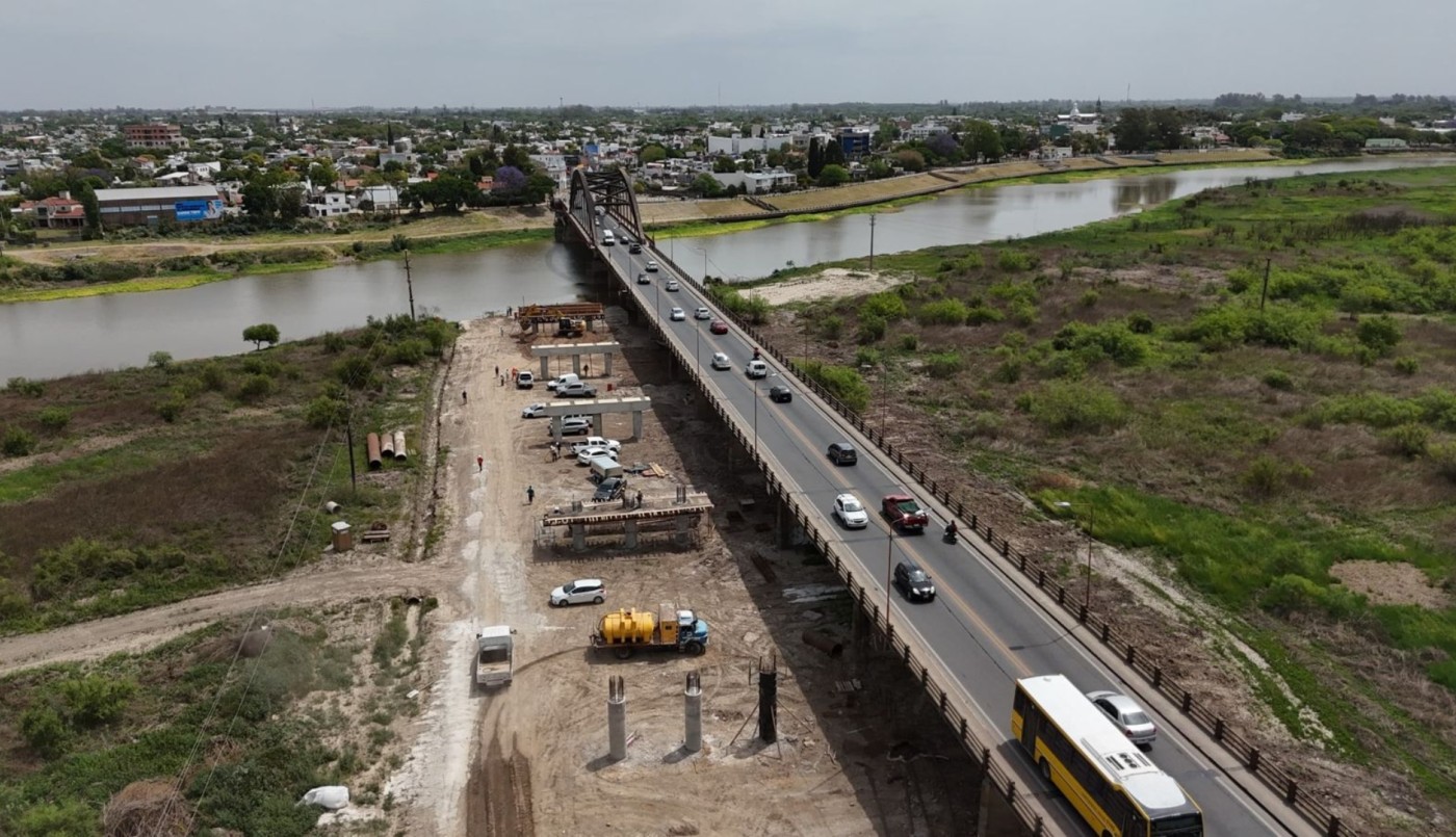Puente Carretero: comienzan los trabajos sobre el cauce principal del Río Salado | Información General
