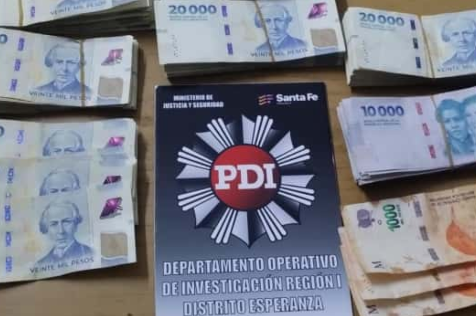 La PDI detuvo a un hombre en Santa Fe con casi 12 millones de pesos | Policiales