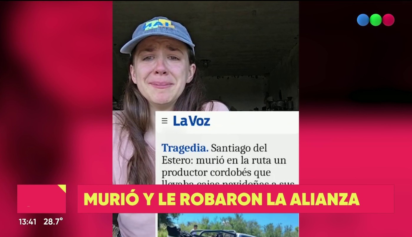 Murió entregando regalos y le robaron la alianza, su hija busca recuperarla | Nacionales