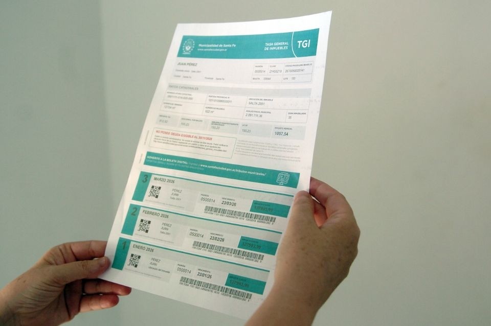 Hasta el 23 de enero se puede pagar de forma anticipada la Tasa General de Inmuebles 2026 | Información General