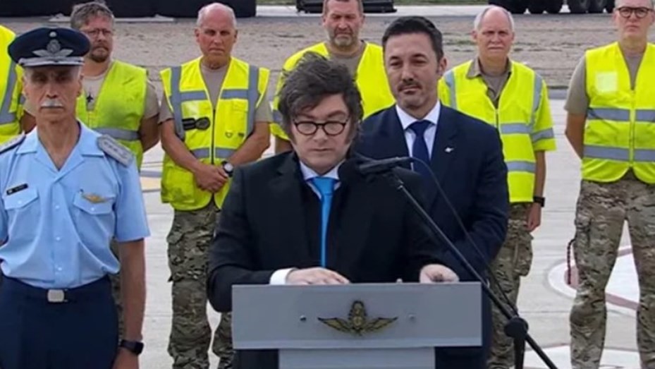 Milei y los F-16: “Un símbolo de la Argentina que estamos construyendo” | Nacionales