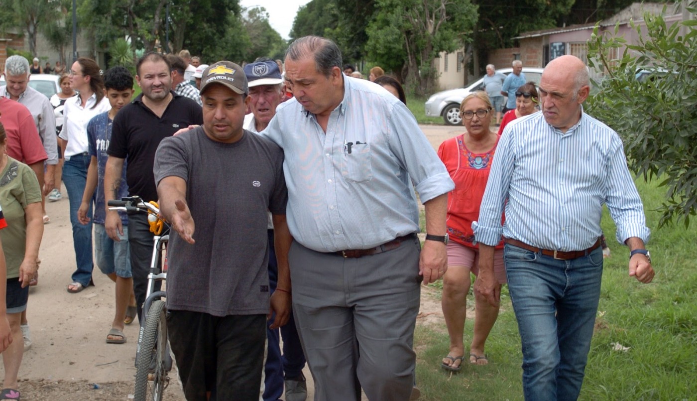 Obras integrales: Poletti supervisó los avances en barrio Loyola | Noticias