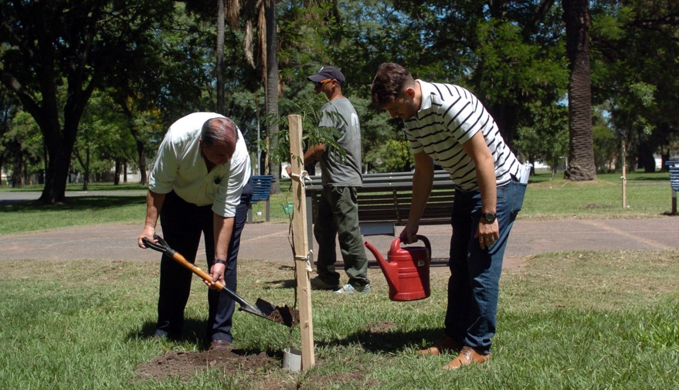 El intendente Poletti plantó el árbol número 5000 del año | Noticias