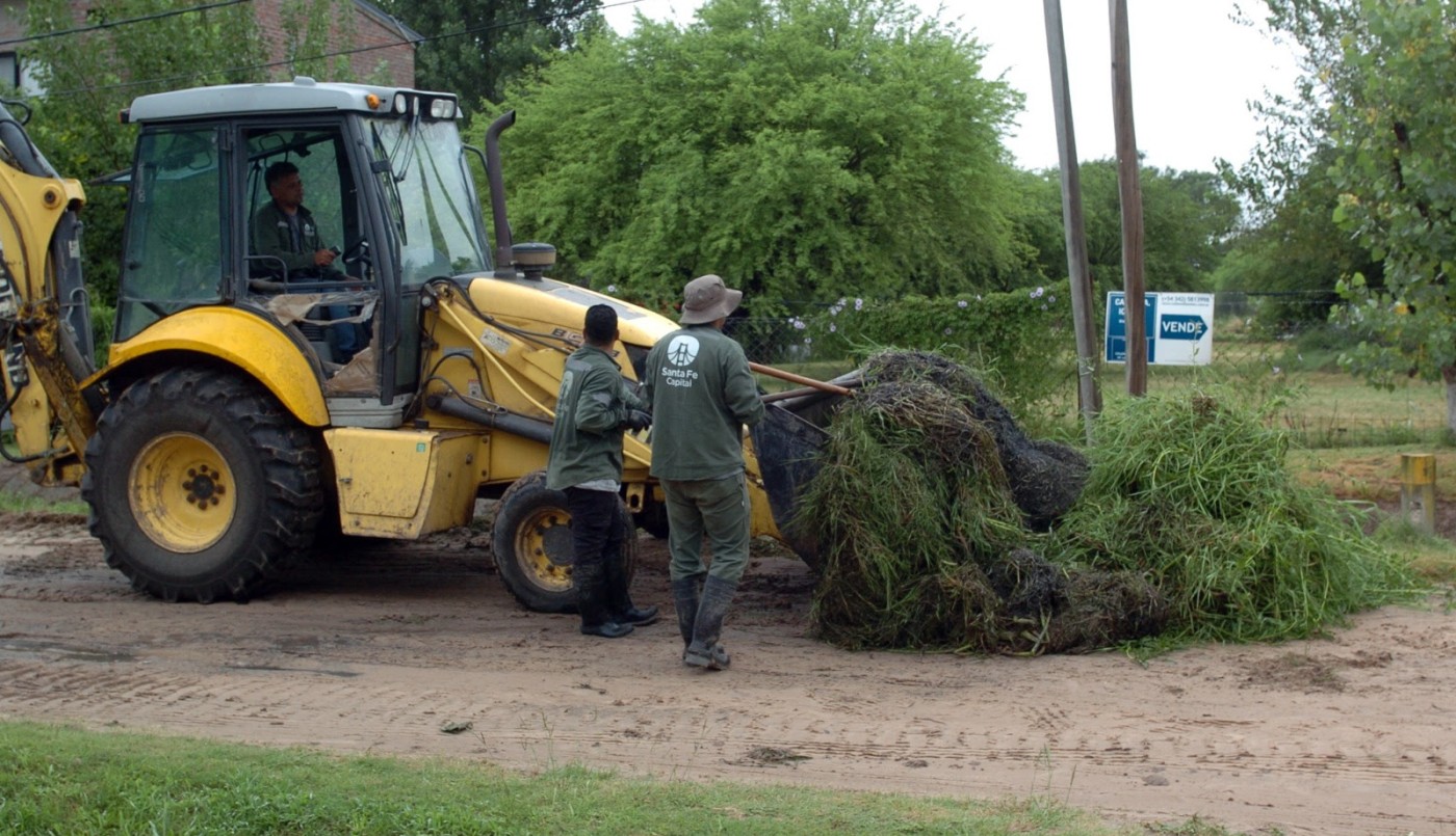 Lluvia en Santa Fe: supervisaron las tareas de limpieza y desobstrucción en puntos críticos | Noticias