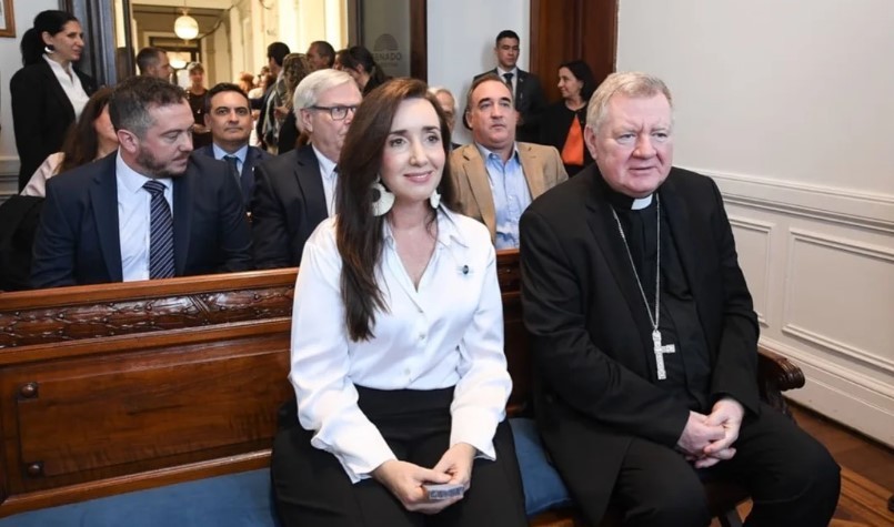 Villarruel cuestionó al Gobierno por las cuentas del Senado en la inauguración de un oratorio | Nacionales