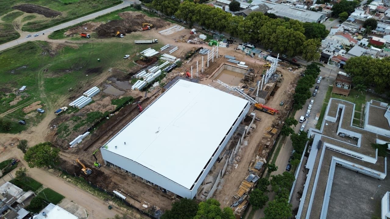 Avanza la construcción del Centro Acuático Provincial para los Juegos Suramericanos | Deportes