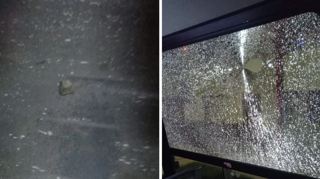 Ataque a piedrazos un colectivo de la línea 5: una mujer resultó herida | Noticias