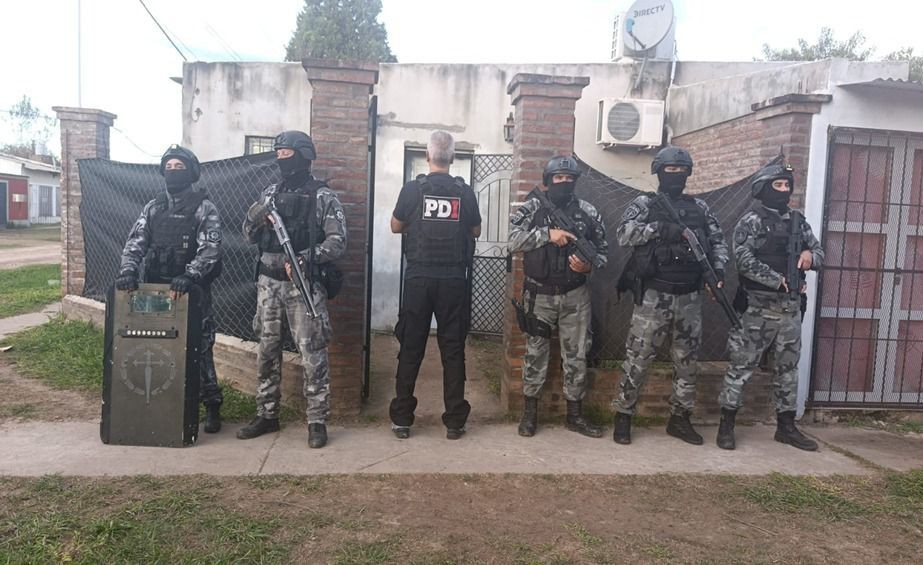 Siete personas detenidas en seis allanamientos por microtráfico en Recreo | Policiales