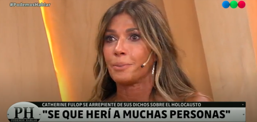 Catherine Fulop se quebró al recordar sus dichos sobre el Holocausto | Espectaculos