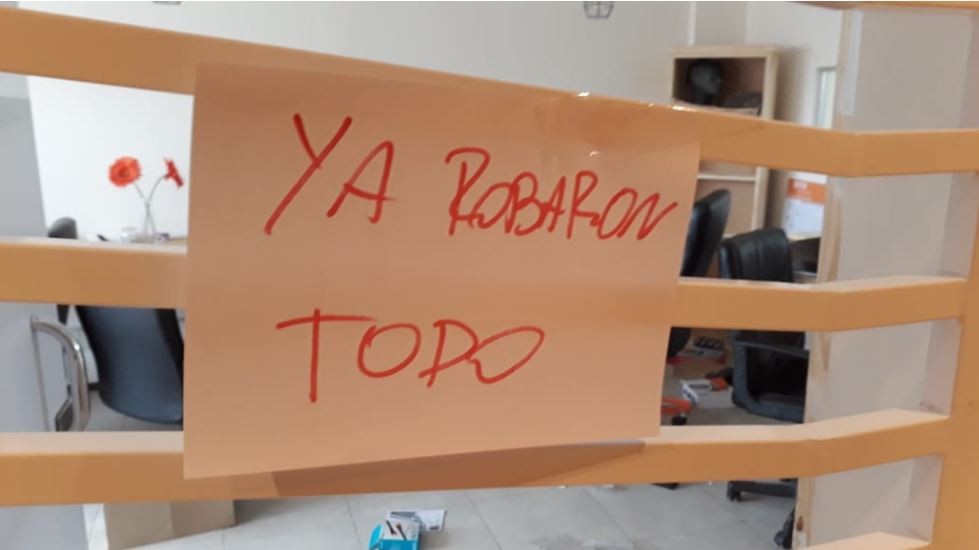 Le dan voz a quienes no pueden hablar, pero igual les desvalijaron su oficina | Noticias