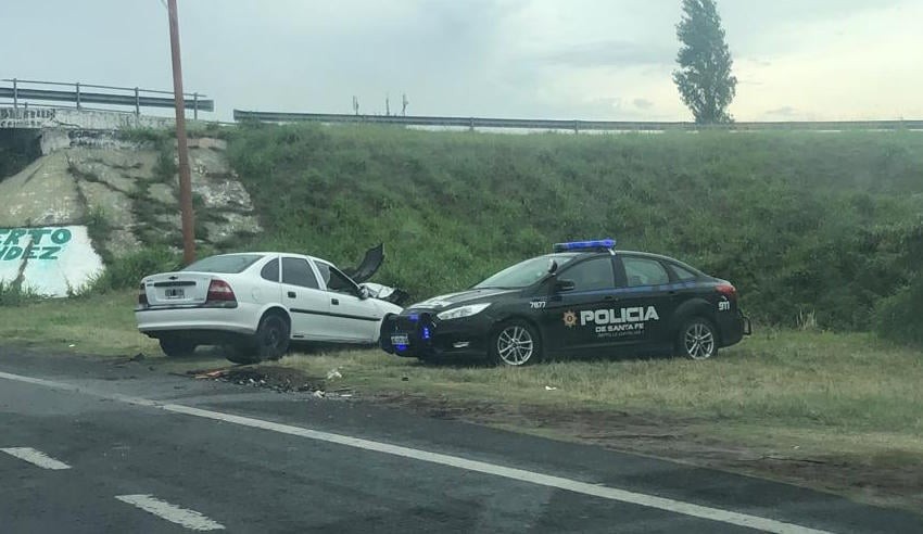 Fuerte choque en las Ruta 168 en las primeras horas de esta sábado | Noticias