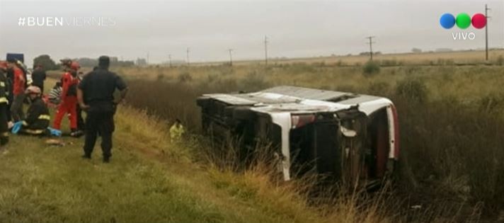 Volcó otro micro en la Ruta 2: al menos un muerto | Noticias
