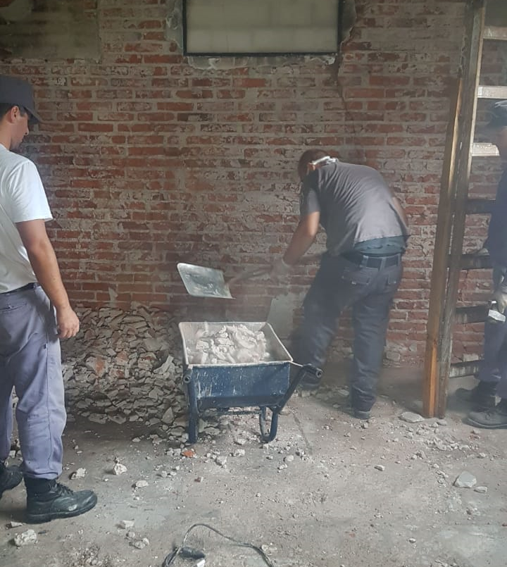 Trabajan en el reacondicionamiento de la cárcel de Las Flores | Noticias