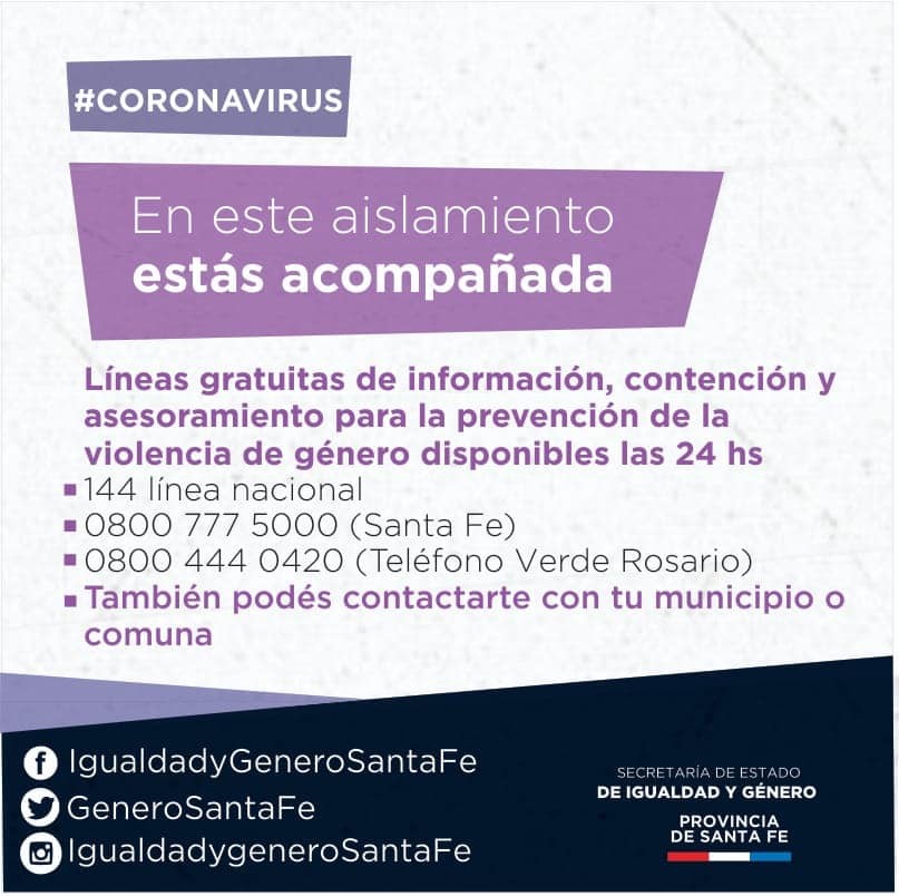 Hubo 1579 denuncias por violencia de género durante la cuarentena en marzo | Noticias