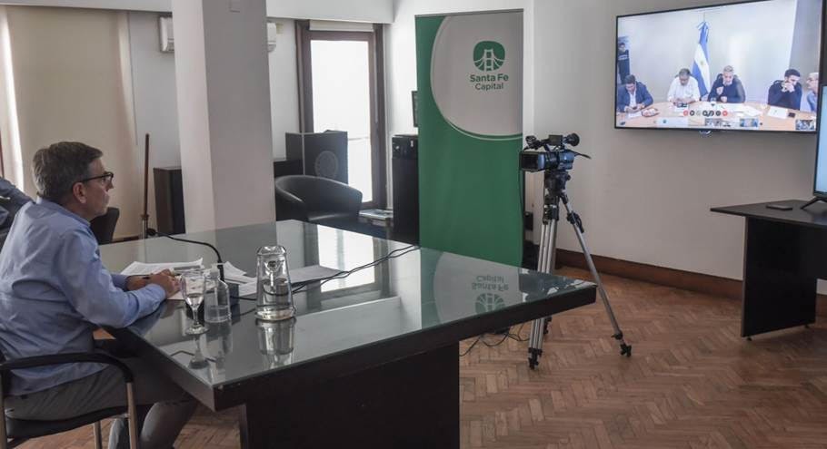 El intendente de Santa Fe mantuvo una teleconferencia con el presidente Fernández | Noticias